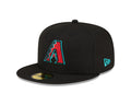 Arizona Diamondbacks Authentic Collection Alt Black 59FIFTY Fitted