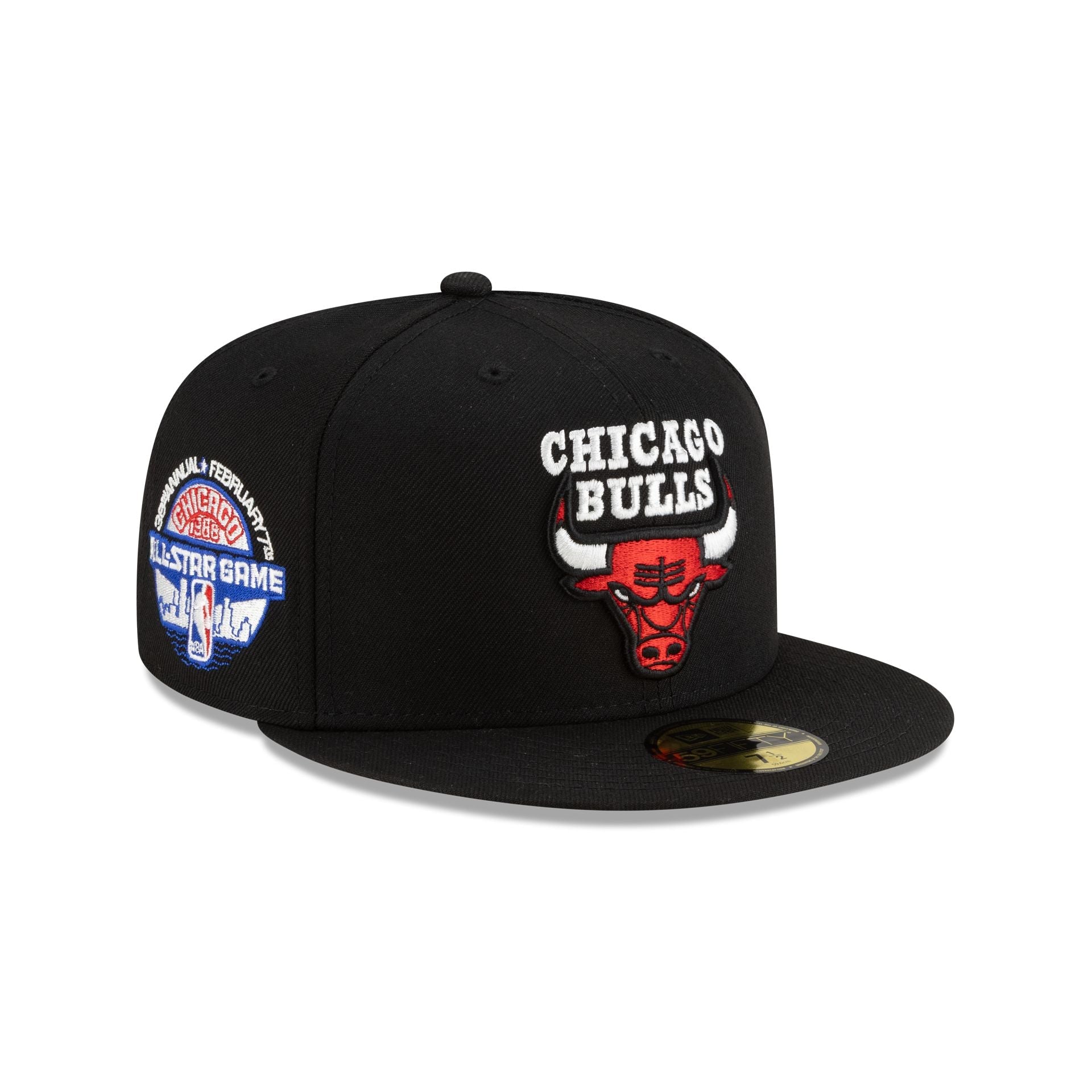 New Era Chicago Bulls Hardwood Classics Black 59FIFTY Fitted Hat