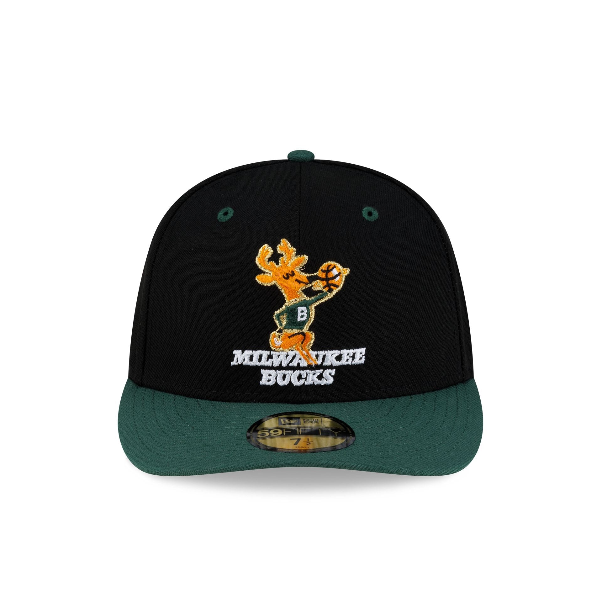 New Era Milwaukee Bucks 1971 Finals Black & Gold 59FIFTY Fitted Hat - front
