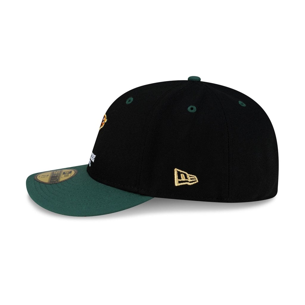 New Era Milwaukee Bucks 1971 Finals Black & Gold 59FIFTY Fitted Hat - left side