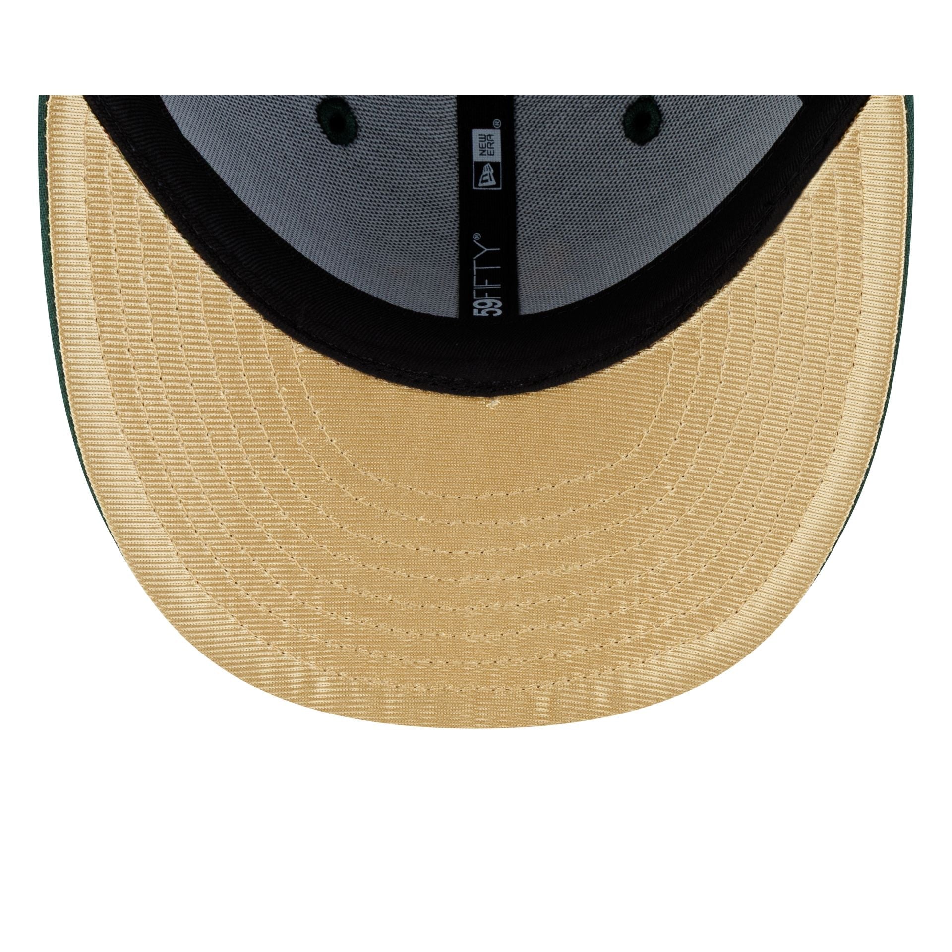 New Era Milwaukee Bucks 1971 Finals Black & Gold 59FIFTY Fitted Hat - gold undervisor