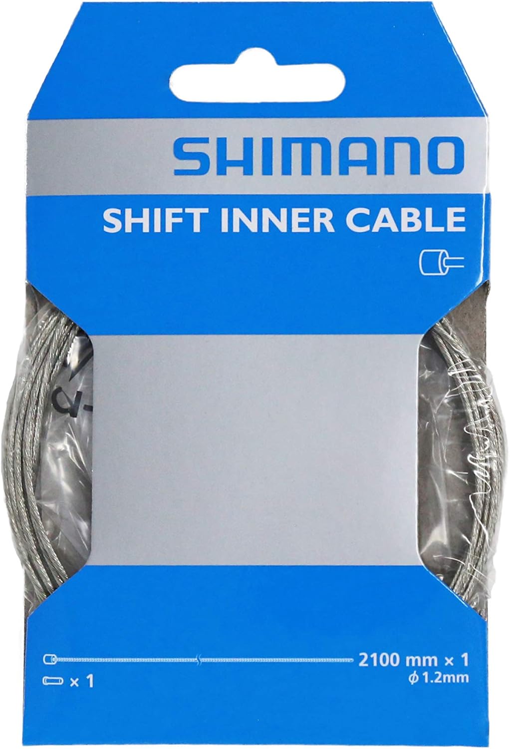 Standard Zinc-Coated Derailleur Cable Brake Shift Cable(1.2x2100-mm)