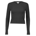 Ripzone Women's Azure Rib Long Sleeve T-Shirt Black Beauty front