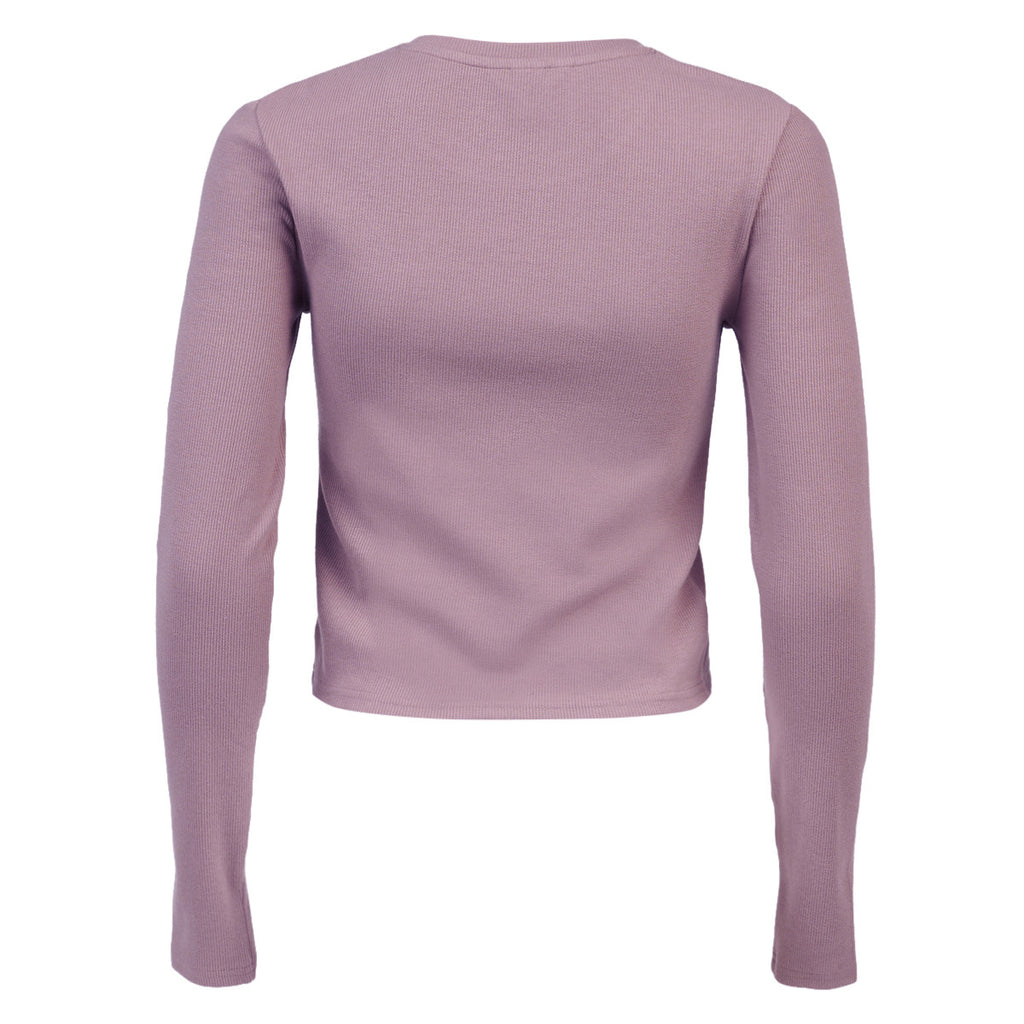 Ripzone Women's Azure Rib Long Sleeve T-Shirt Nirvana back
