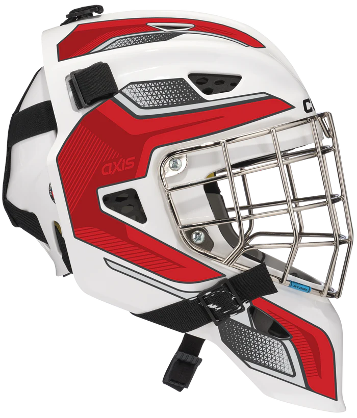 Senior Axis F5 Decal Goalie Mask