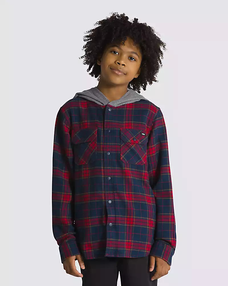 Vans flannel hoodie sale