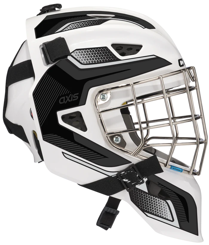 Senior Axis F5 Decal Goalie Mask