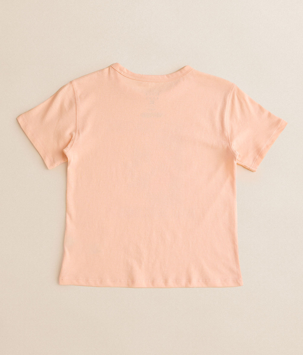 Billabong Sun Flare T-Shirt in Soft Peach - back