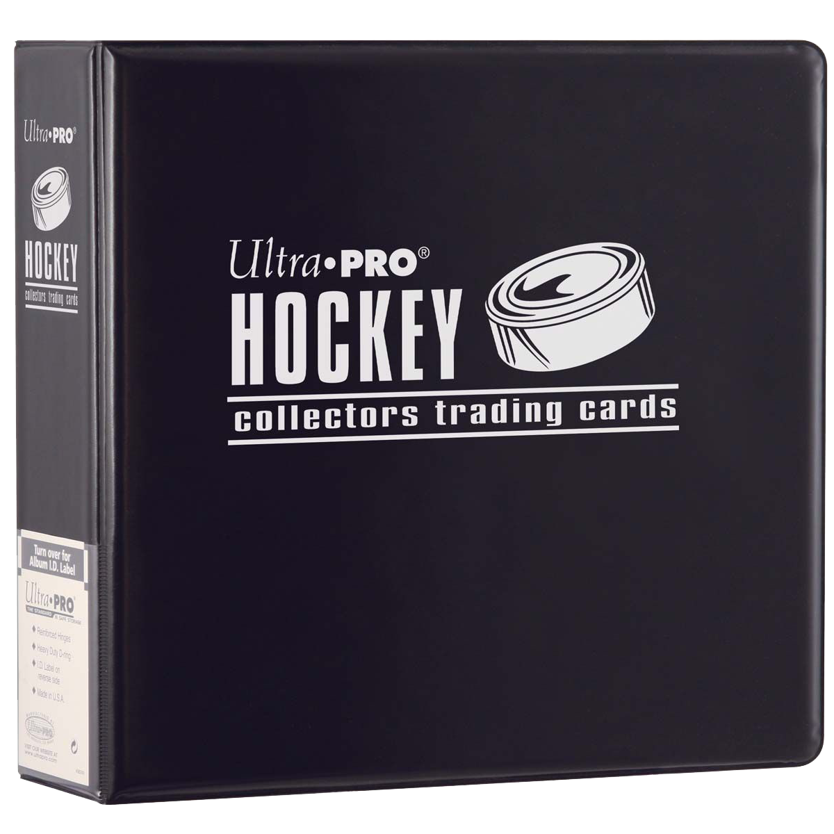 Ultra Pro 3" Hockey Trading Card Album - black