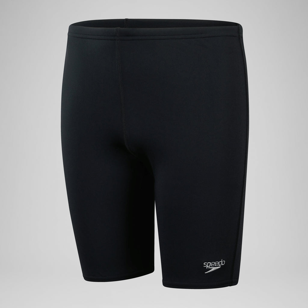 Speedo Boys' Solid Endurance+ Jammer - Black - front
