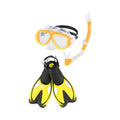 Speedo Adventure Mask, Snorkel & Fin Set - ORANGE GLOW