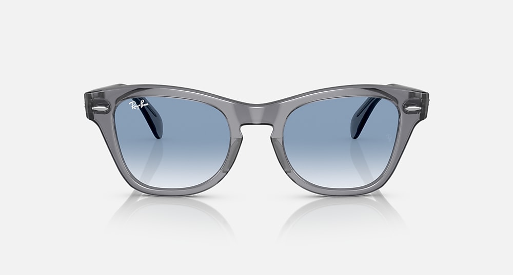 Ray-Ban RB0707S - Polished Transparent Grey/Blue