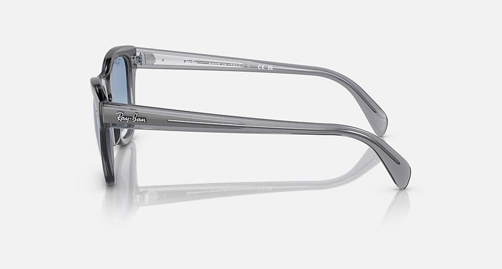 Ray-Ban RB0707S - Polished Transparent Grey/Blue