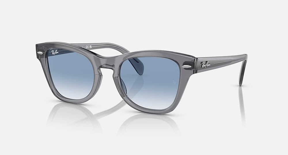 Ray-Ban RB0707S - Polished Transparent Grey/Blue