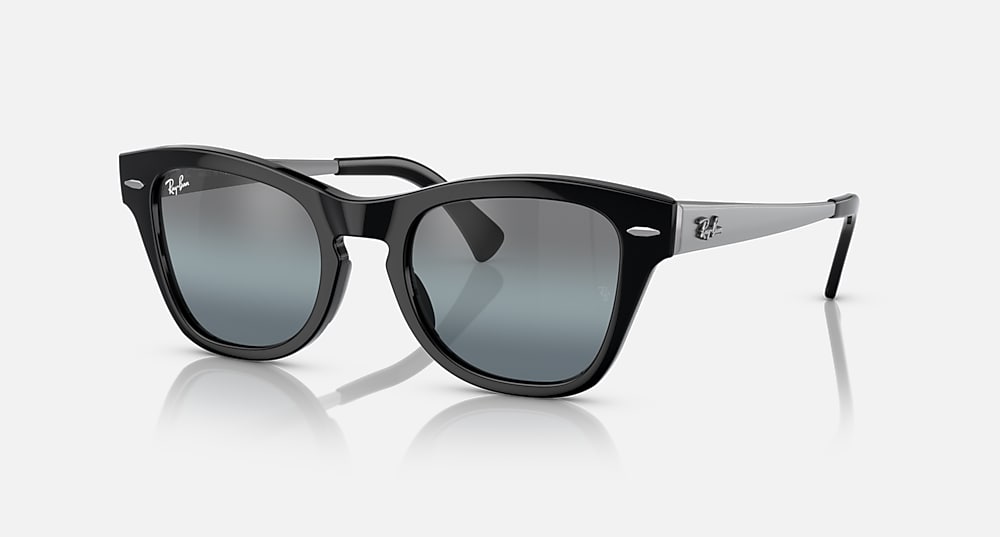 Ray-Ban RB0707SM - Polished Black/Blue Vintage