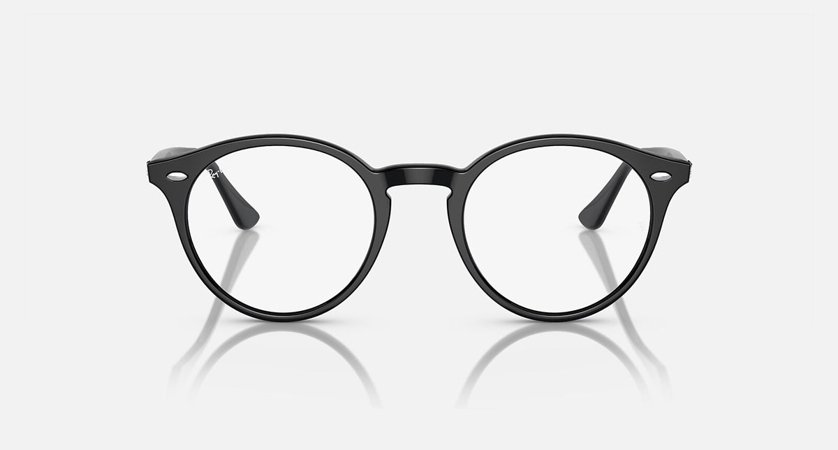 Ray-Ban RB2180 - Polished Black / Clear Blue Transitions, front