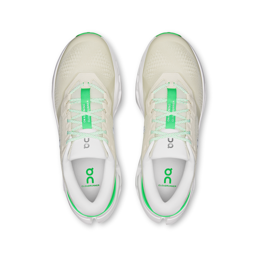 On Cloudrunner 3 Ghost/Verdite top