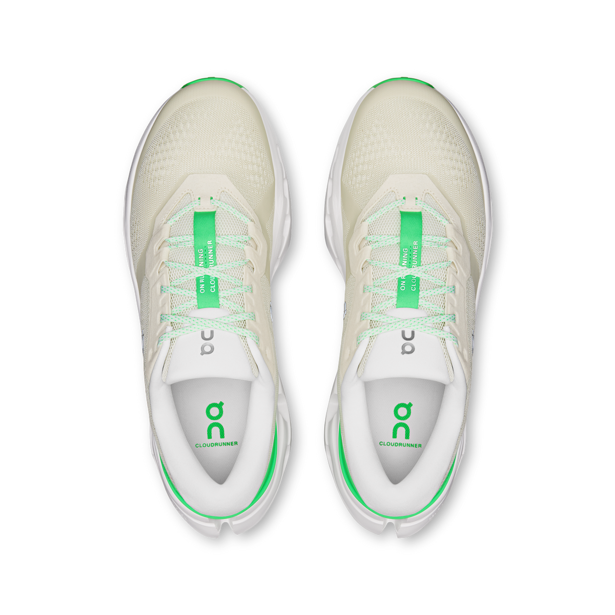 On Cloudrunner 3 Ghost/Verdite top