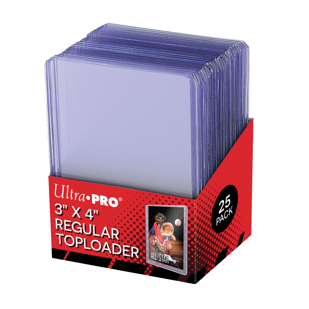 Ultra Pro 3" x 4" Regular Toploaders - 25 pack