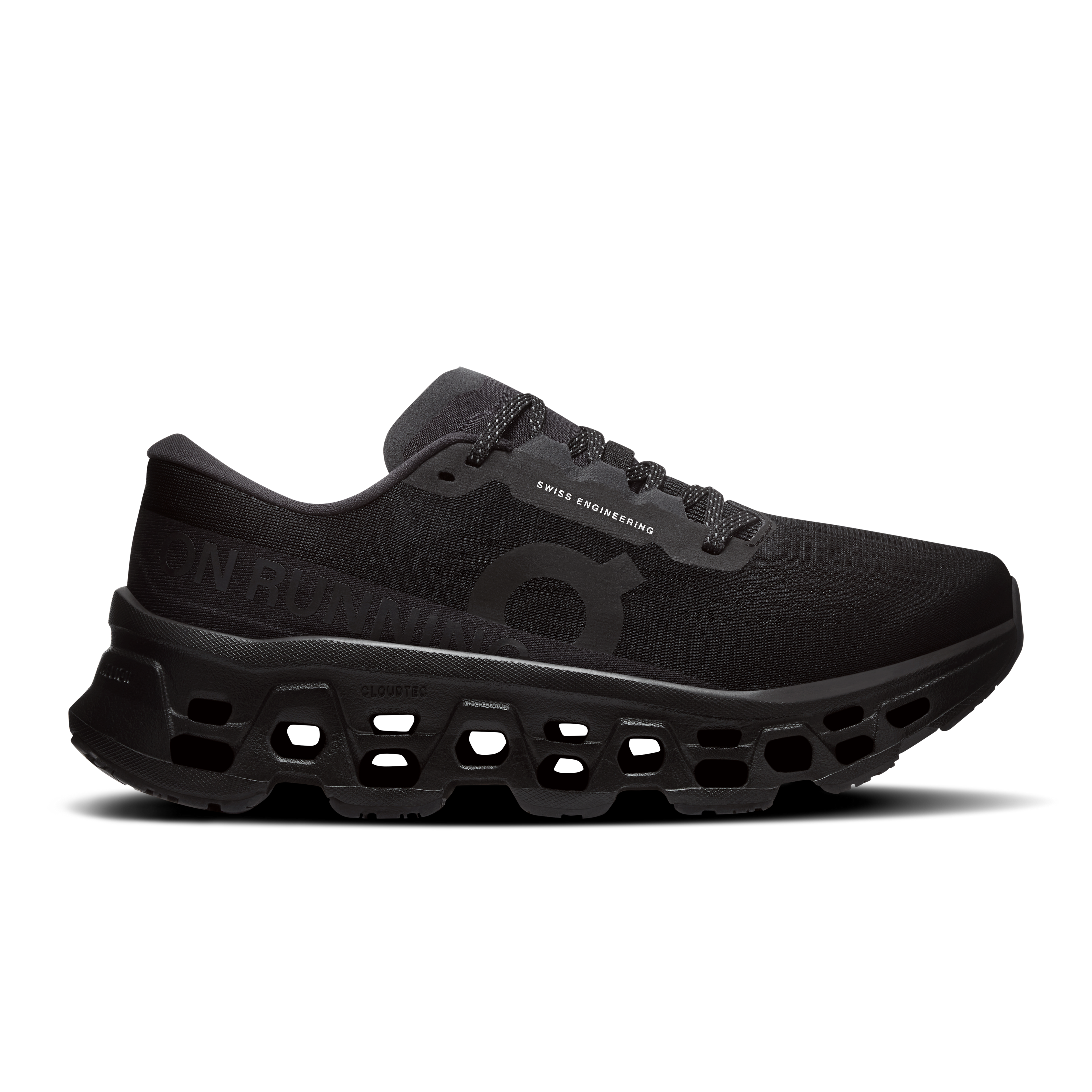 On Women's Cloudmonster 3 Wide - Black/Black