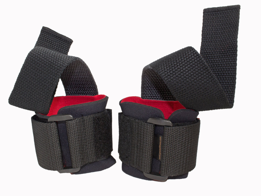 Grizzly Deluxe Lifting Straps - laid out view