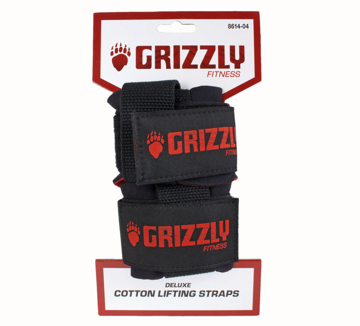 Grizzly Deluxe Lifting Straps - front view