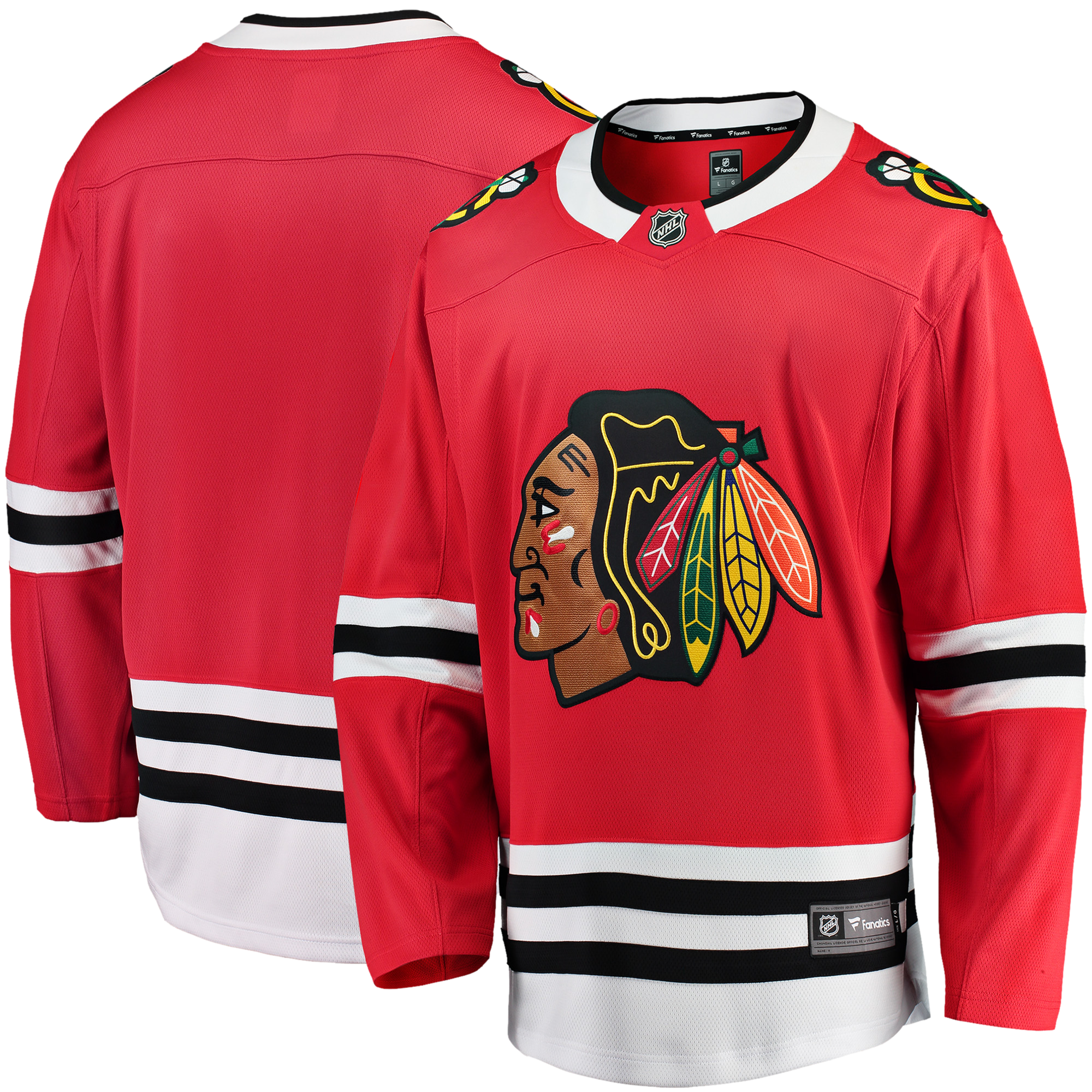 Chicago Blackhawks Breakaway Jersey - Blank