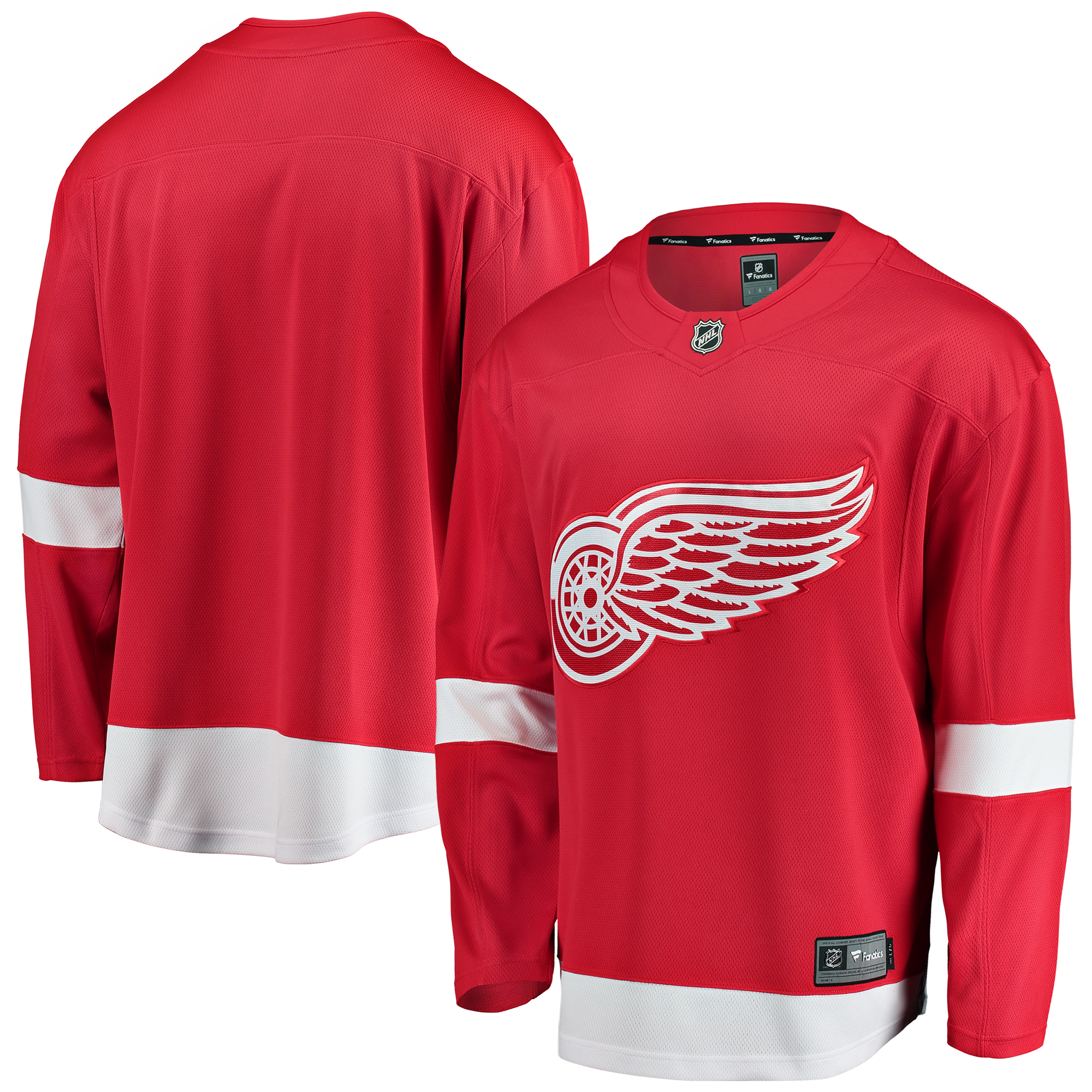 Detroit Red Wings Breakaway Home Jersey - Blank