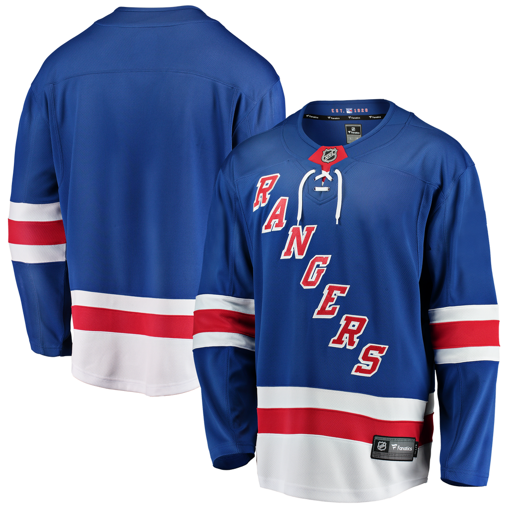 New York Rangers Breakaway Home Jersey - Blank