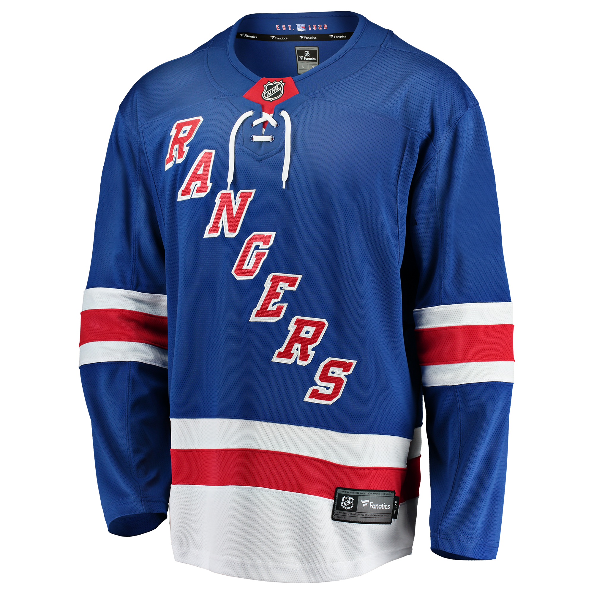 New York Rangers Breakaway Home Jersey - Blank