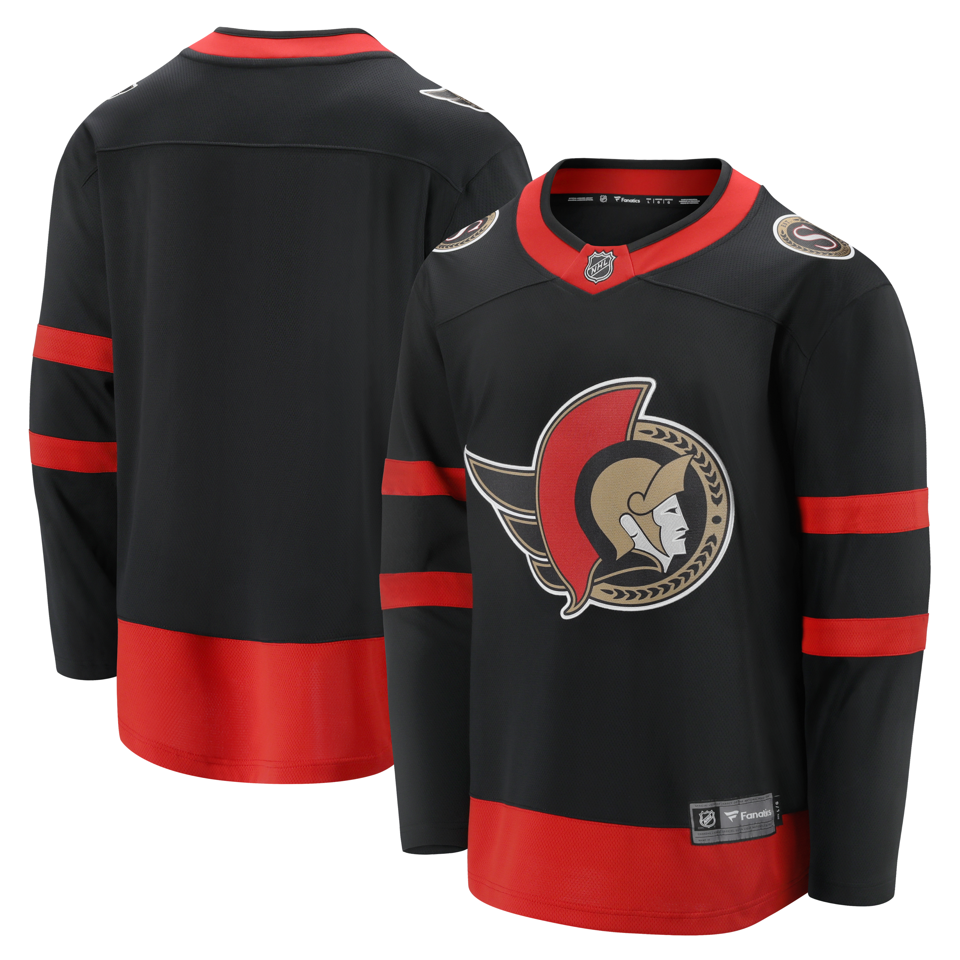 Ottawa Senators Home Breakaway Jersey - Blank