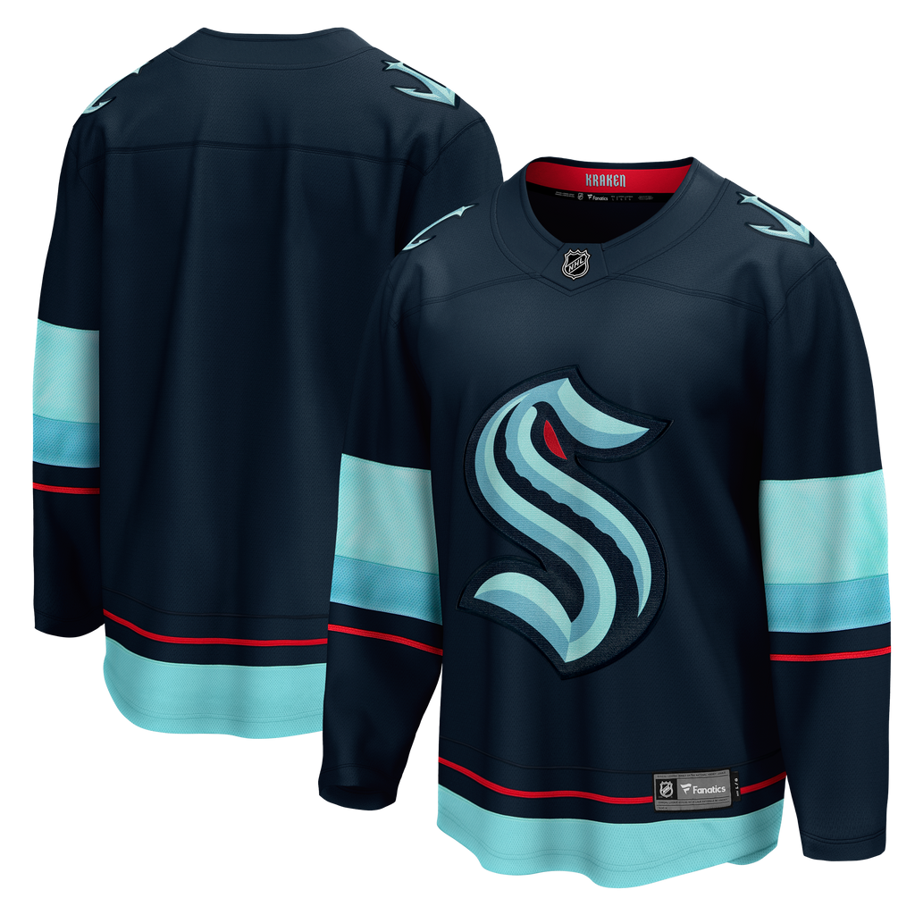 Seattle Kraken Home Breakaway Jersey - Blank