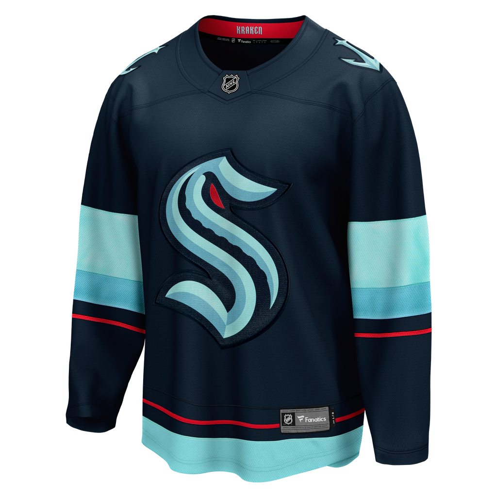 Seattle Kraken Home Breakaway Jersey - Blank