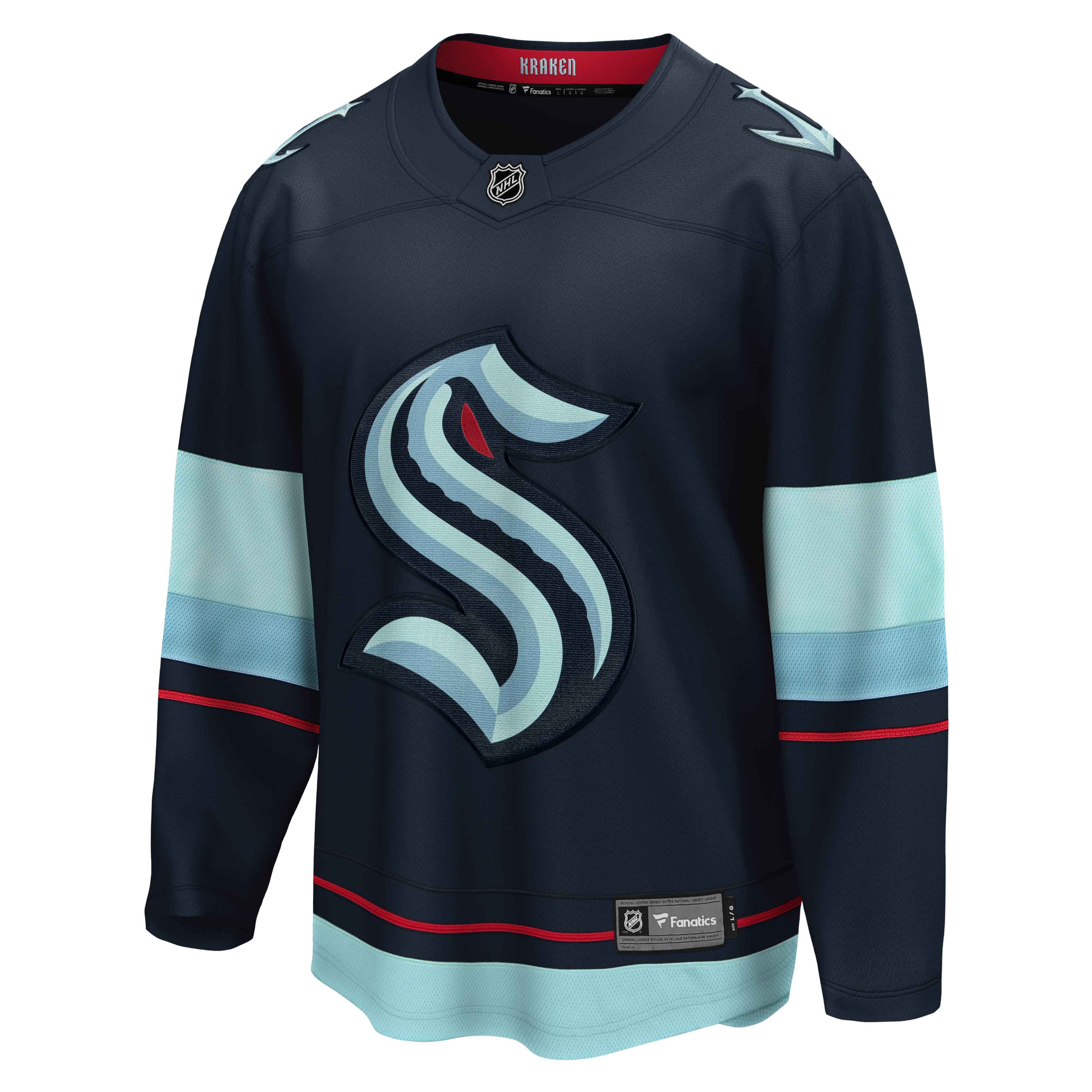 Seattle Kraken Home Breakaway Jersey - Blank