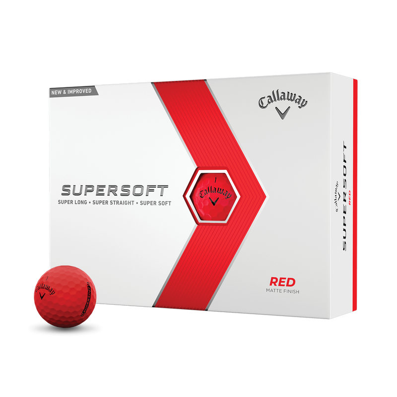 2023 Supersoft Matte Golf Balls - 1 Dozen