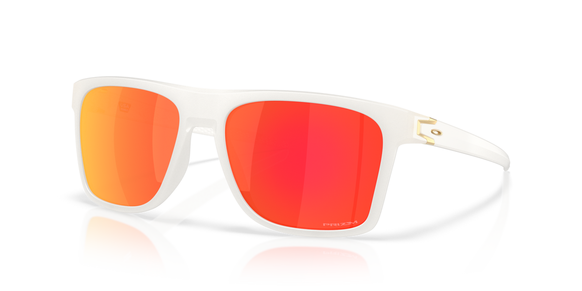 Oakley Leffingwell Prizm Sunglasses - Matte Vapor/Prizm Ruby