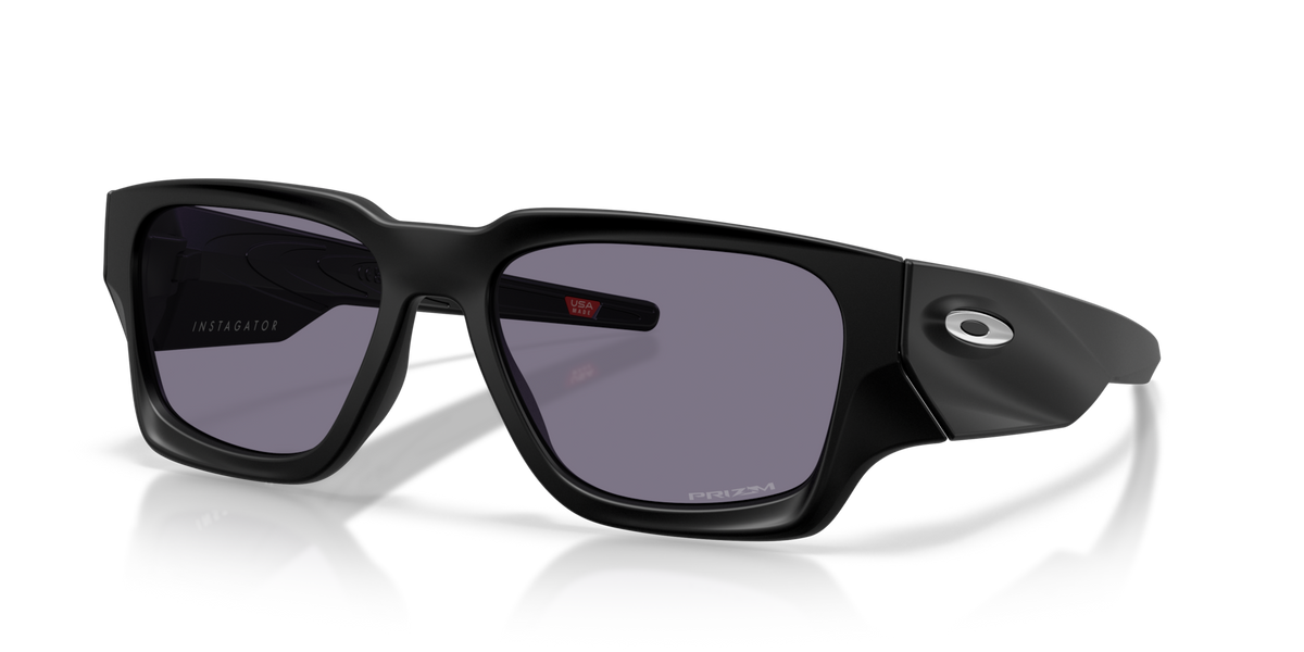 Oakley Instagator Prizm Sunglasses - Matte Black/Prizm Grey