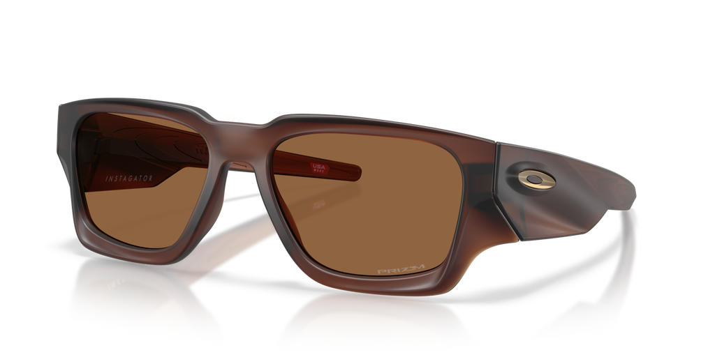 Oakley Instagator Prizm Sunglasses - Matte Rootbeer/Prizm Bronze