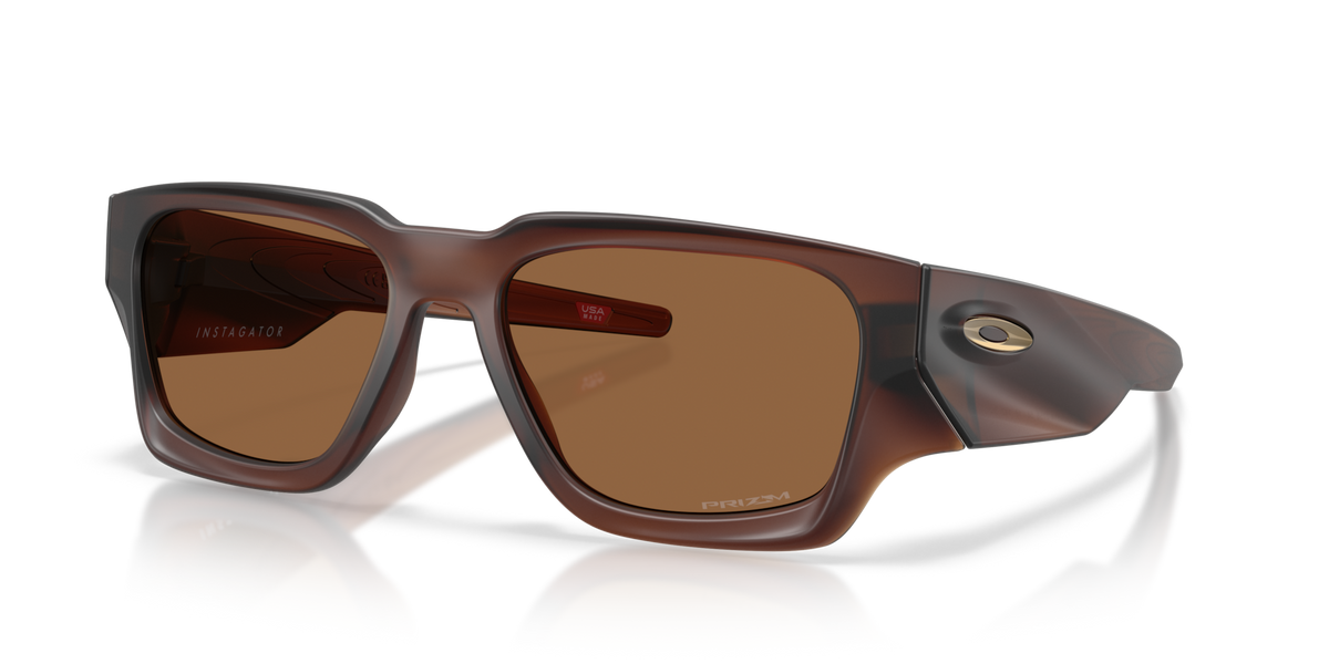 Oakley Instagator Prizm Sunglasses - Matte Rootbeer/Prizm Bronze