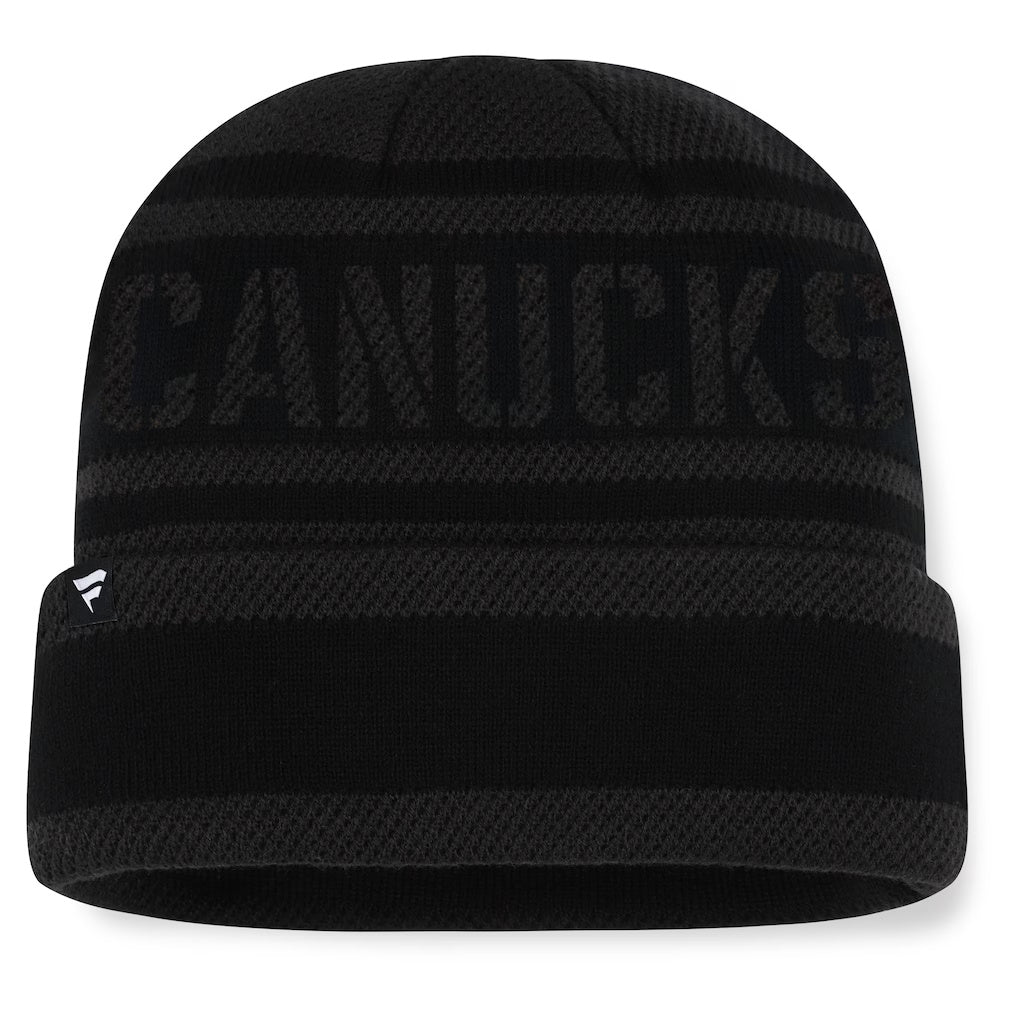 Fanatics Vancouver Canucks Recon Cuffed Knit Toque