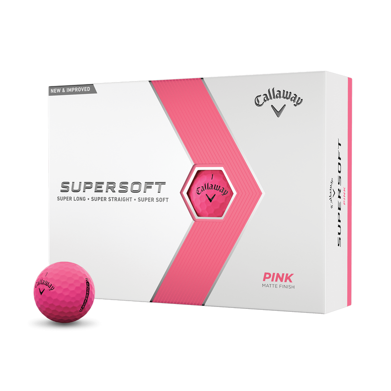 2023 Supersoft Matte Golf Balls - 1 Dozen