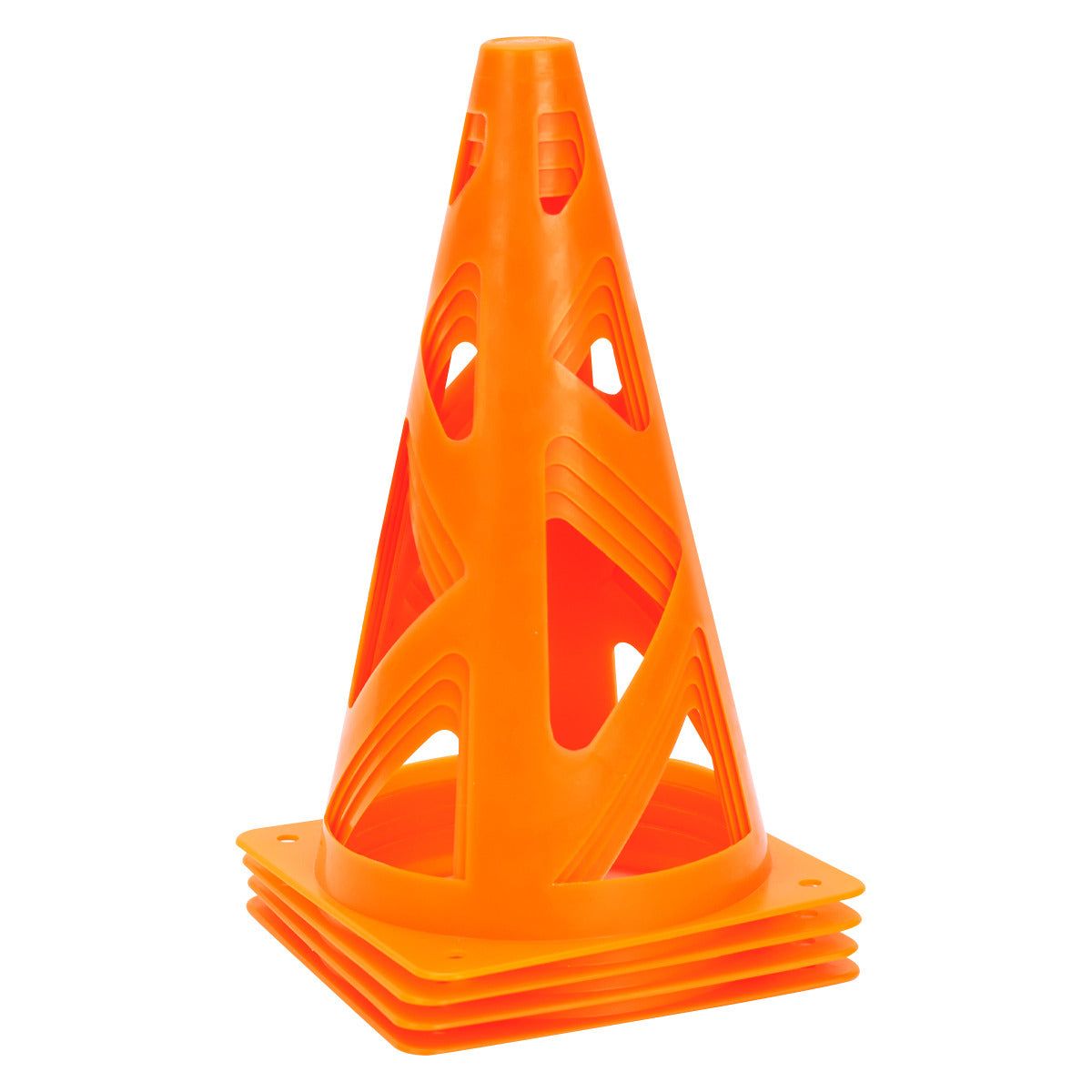High Visibility Soccer Field Marker Cones - Pack of 4
