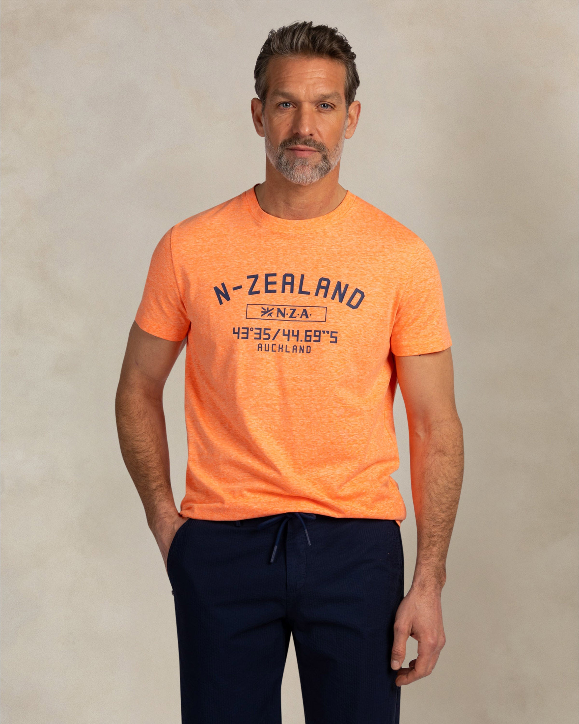 NZA 26CN720 Fresh Mandarine t-shirt - front