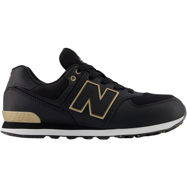 New Balance Kid's 574 - Black/Gold