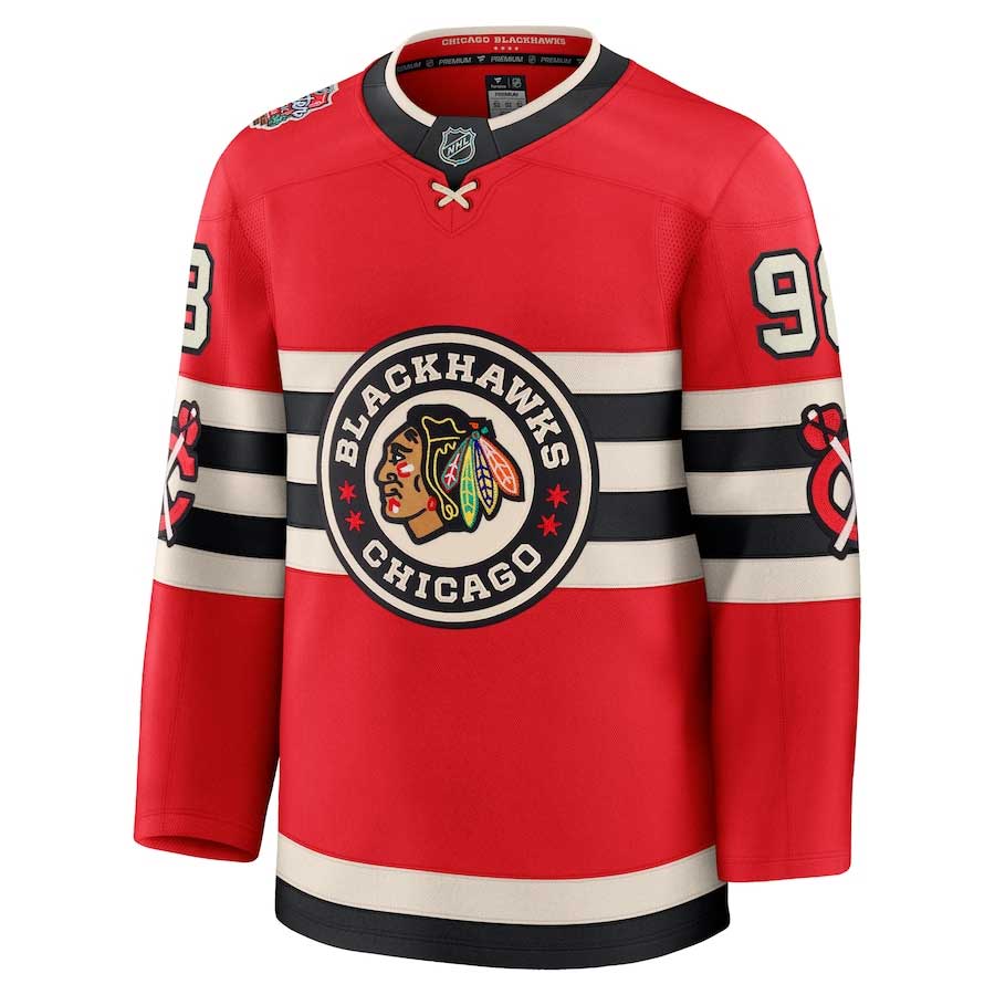 Connor Bedard Chicago Blackhawks 2025 Winter Classic Premium Jersey