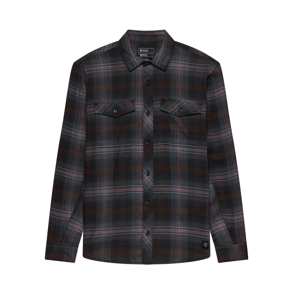 Fox Men's Survivalist Stretch Flannel Long Sleeve Shirt - Black