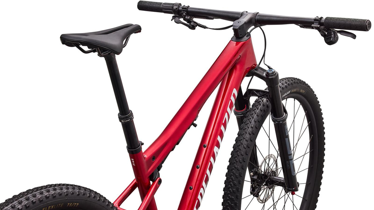 Specialized Epic 9 Comp - 2027 - GLOSS RUBY METALLIC, rider point of view
