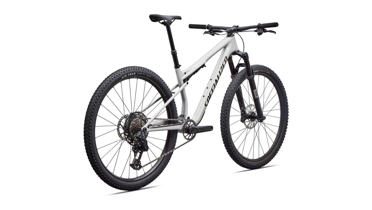 Specialized Epic 9 Sport - 2027 - GLOSS DOLOMITE METALLIC, rear three-quarter view