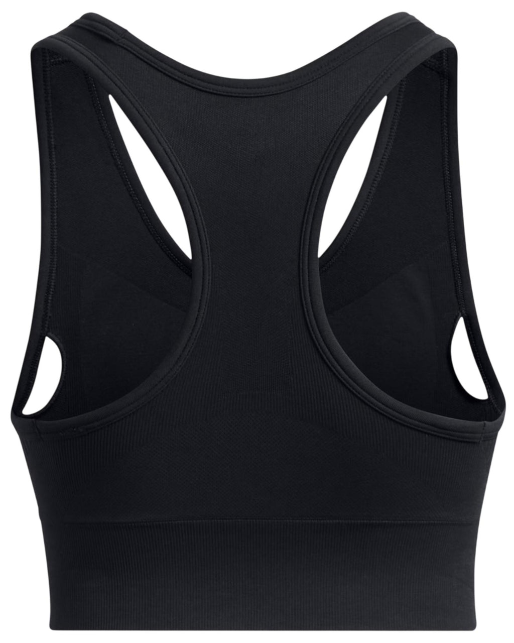 UA Vanish Seamless Mid Sports Bra Black/White back