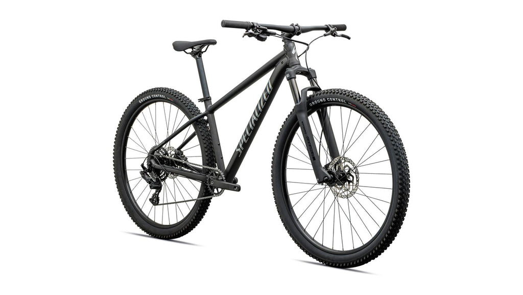Specialized Rockhopper Sport 29 - 2027 - SATIN METALLIC OBSIDIAN, front three-quarter view